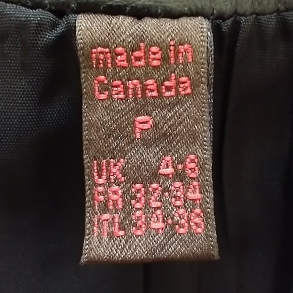 Women's Danier black Italian leather jacket - size S, excellent condition - Picture 9 of 13